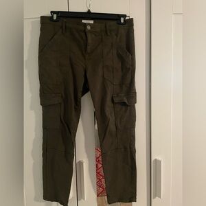 Joie Dark Green Cargo Pants Sz. 32